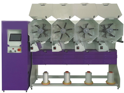 Bobinadora CO-40, proceso de tintura