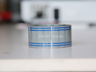 Película acetato con logotipo