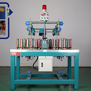 Máquina trenzadora, de tejido redondo