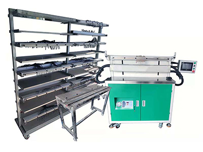 Máquina cabeteadora para cuerda de silicona